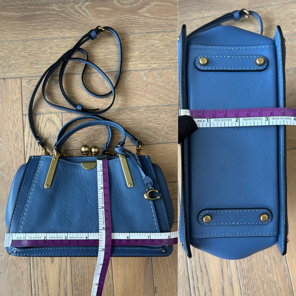 COACH Kisslock Dreamer 21 Bag Blue - Picture 16 of 16